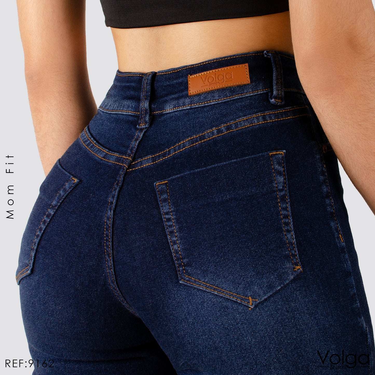 JEANS MUJER MOM FIT TIRO ALTO 9162