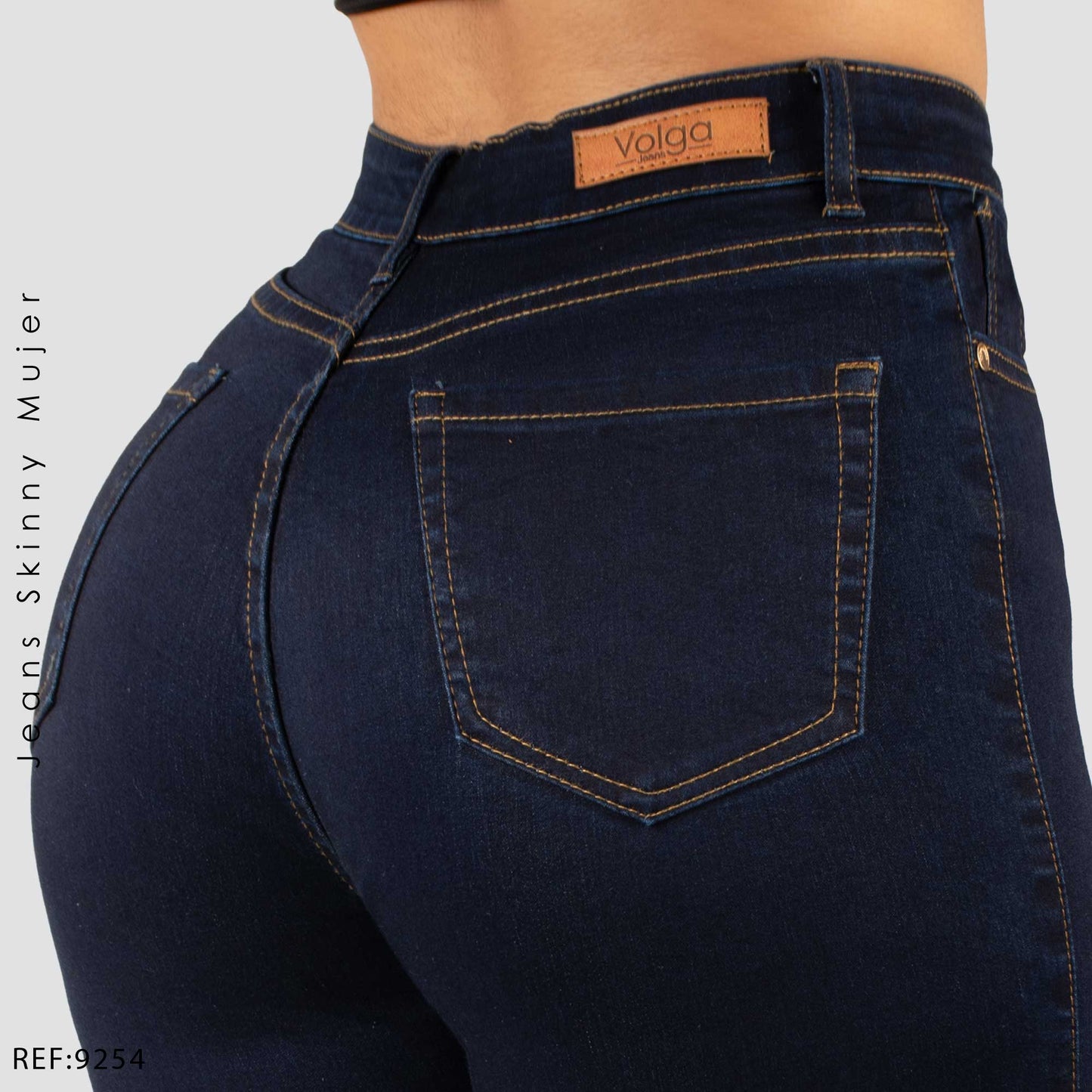 JEANS MUJER SKINNY TIRO ALTO 9254