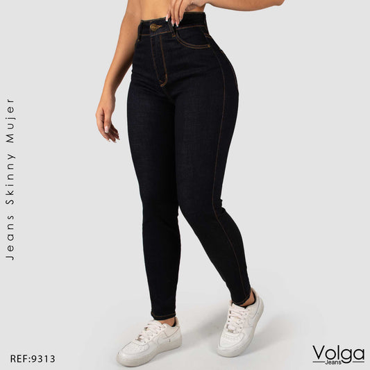 JEANS SKINNY TIRO ALTO 9313