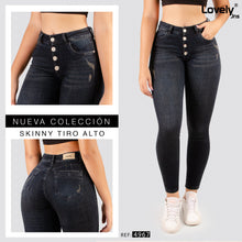 Cargar imagen en el visor de la galería, JEANS MUJER SKINNY TIRO ALTO 4967
