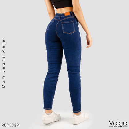 JEANS MUJER MOM TIRO ALTO 9029