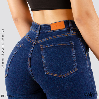 JEANS MUJER MOM TIRO ALTO 9029