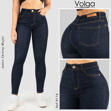 Cargar imagen en el visor de la galería, JEANS MUJER SKINNY TIRO ALTO 9116
