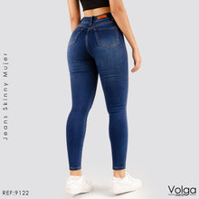 Cargar imagen en el visor de la galería, JEANS MUJER SKINNY TIRO ALTO 9122
