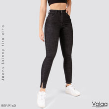 Cargar imagen en el visor de la galería, JEANS MUJER SKINNY TIRO ALTO 9160
