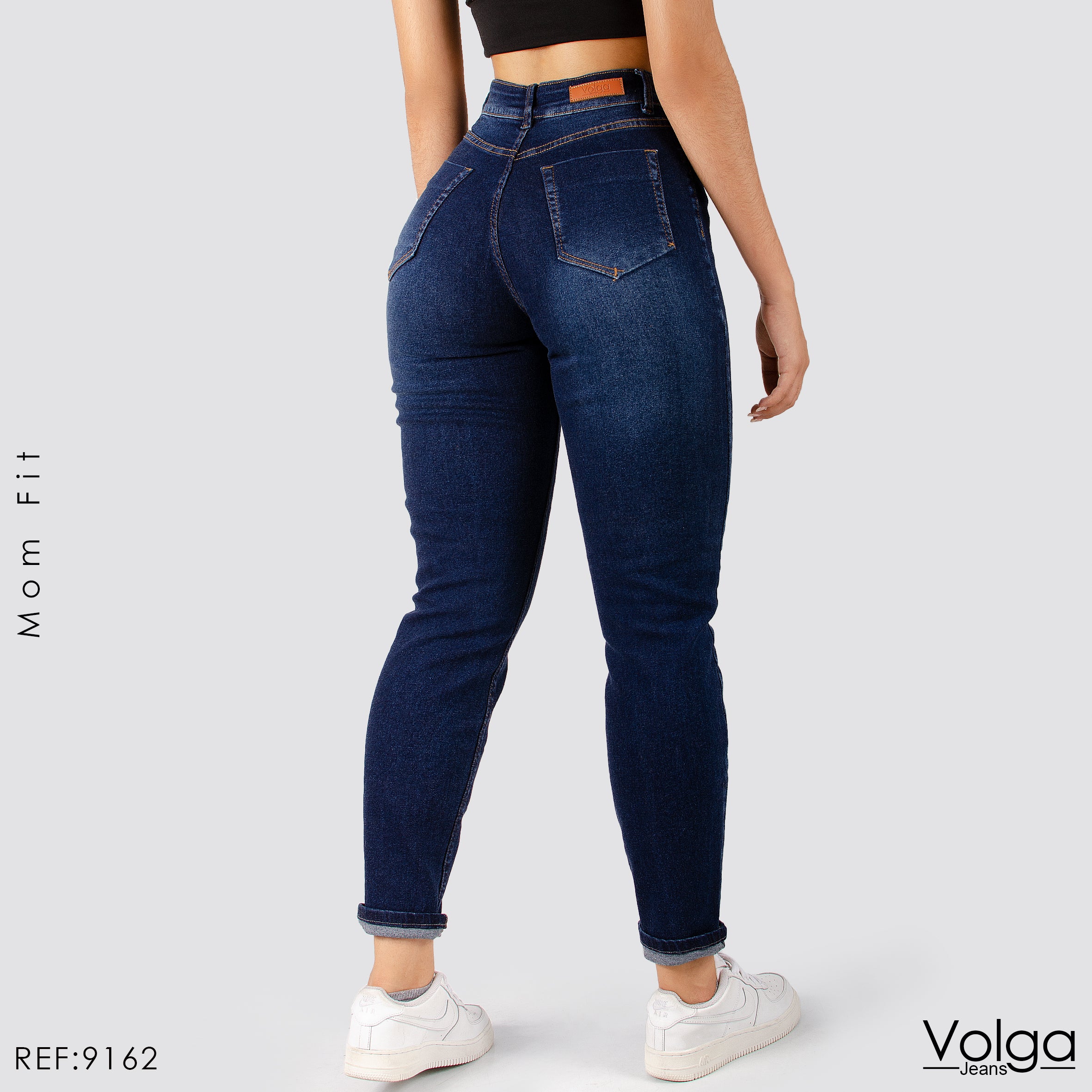 JEANS MUJER MOM FIT TIRO ALTO  9162