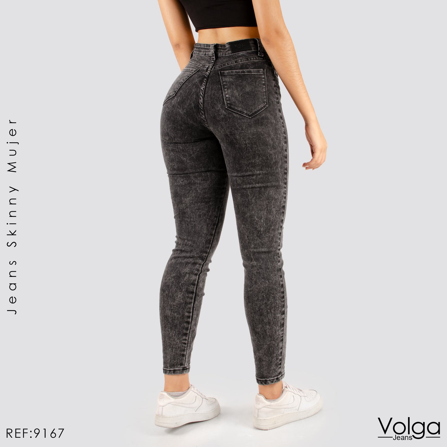 JEANS MUJER SKINNY TIRO ALTO 9167
