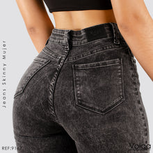 Cargar imagen en el visor de la galería, JEANS MUJER SKINNY TIRO ALTO 9167
