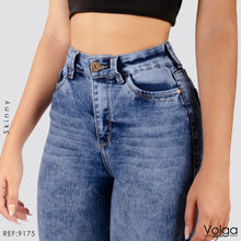 Cargar imagen en el visor de la galería, JEANS MUJER SKINNY TIRO ALTO 9175
