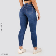 Cargar imagen en el visor de la galería, JEANS MUJER SKINNY TIRO ALTO 9178
