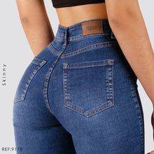 Cargar imagen en el visor de la galería, JEANS MUJER SKINNY TIRO ALTO 9178
