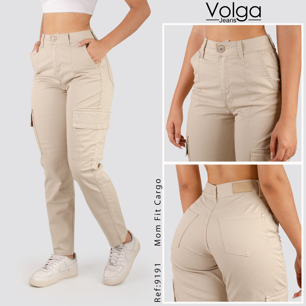 Pantalones Cargo En Dril Para Mujer Pantalón Cargo Drill Stretch