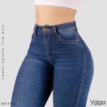 Cargar imagen en el visor de la galería, JEANS MUJER SKINNY TIRO ALTO 9192
