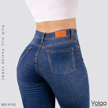 Cargar imagen en el visor de la galería, JEANS MUJER SKINNY TIRO ALTO 9192
