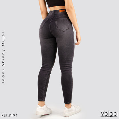JEANS MUJER SKINNY TIRO ALTO 9194