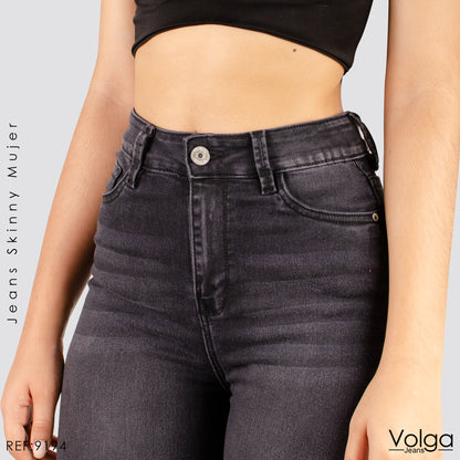 JEANS MUJER SKINNY TIRO ALTO 9194