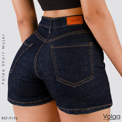 FALDA SHORT TIRO ALTO 9196