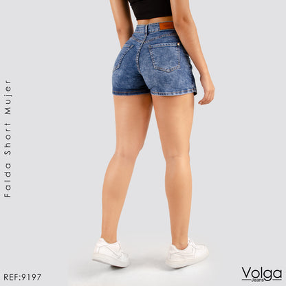 FALDA SHORT TIRO ALTO 9197