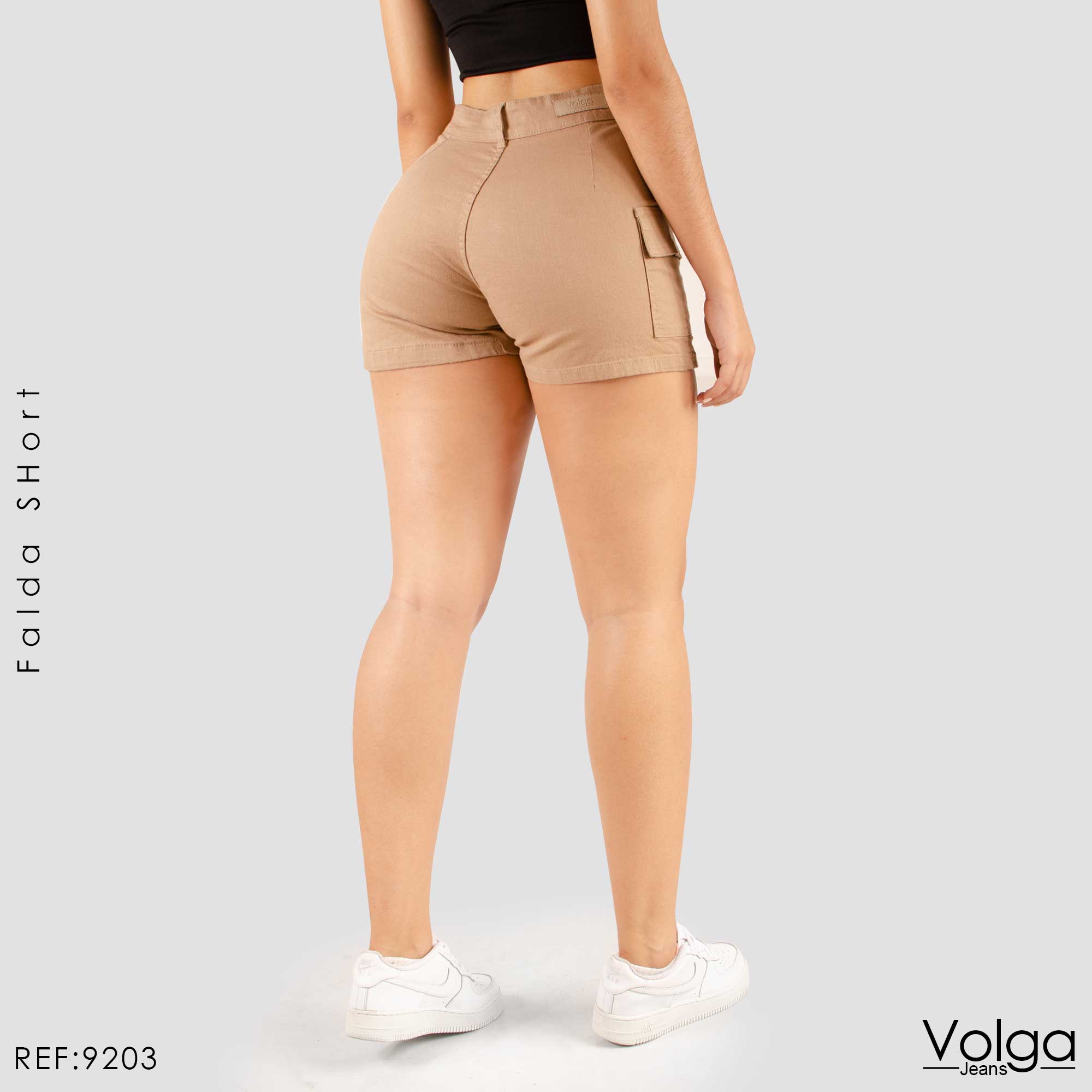 FALDA SHORT TIRO ALTO 9203