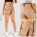 FALDA SHORT TIRO ALTO 9203