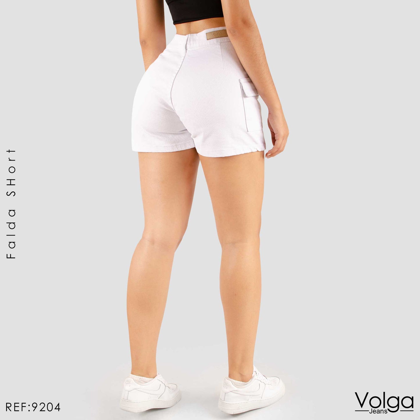 FALDA SHORT TIRO ALTO 9204