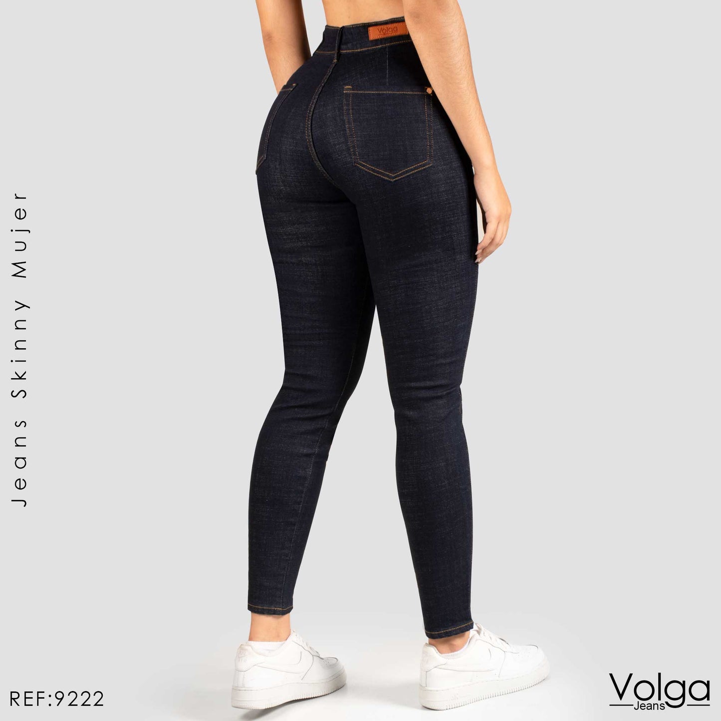 JEANS MUJER SKINNY TIRO ALTO 9222