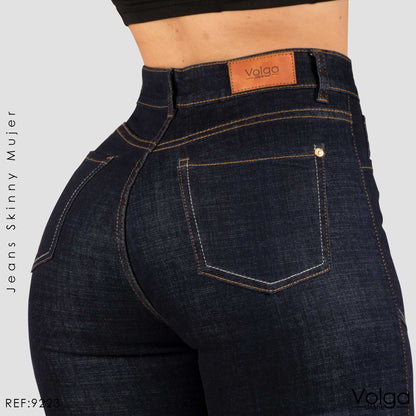 JEANS MUJER SKINNY TIRO ALTO 9223