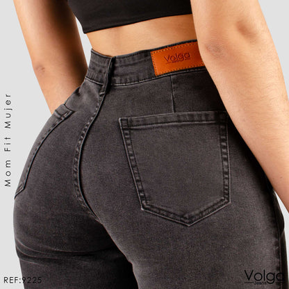 JEANS MUJER MOM FIT TIRO ALTO 9225