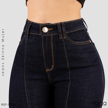 JEANS MUJER SKINNY TIRO ALTO 9226