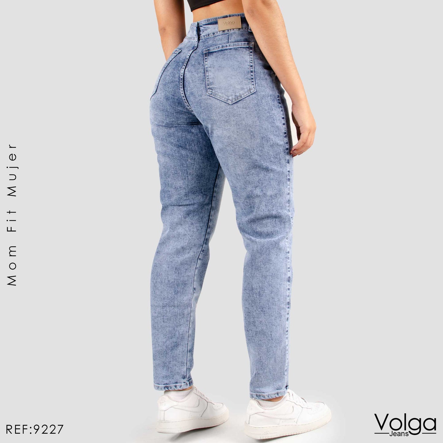 JEANS MUJER MOM FIT TIRO ALTO 9227