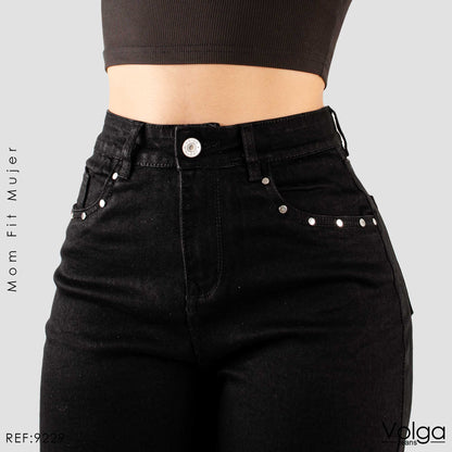 JEANS MUJER MOM TIRO ALTO 9229