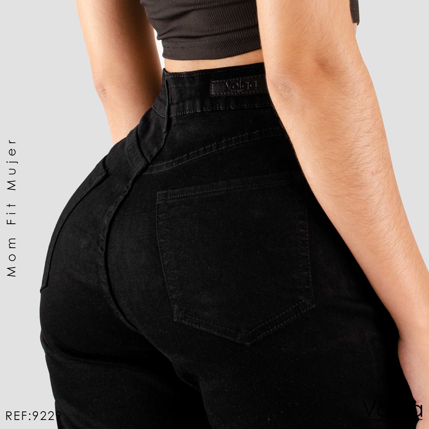 JEANS MUJER MOM TIRO ALTO 9229