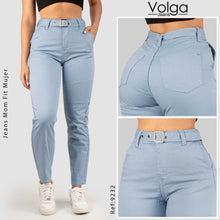 Cargar imagen en el visor de la galería, PANTALON DRILL MUJER TIRO ALTO 9232
