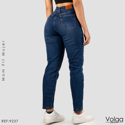 JEANS MUJER MOM FIT TIRO ALTO 9237
