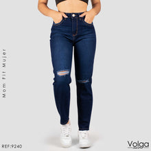 Cargar imagen en el visor de la galería, JEANS MUJER MOM FIT TIRO ALTO 9240

