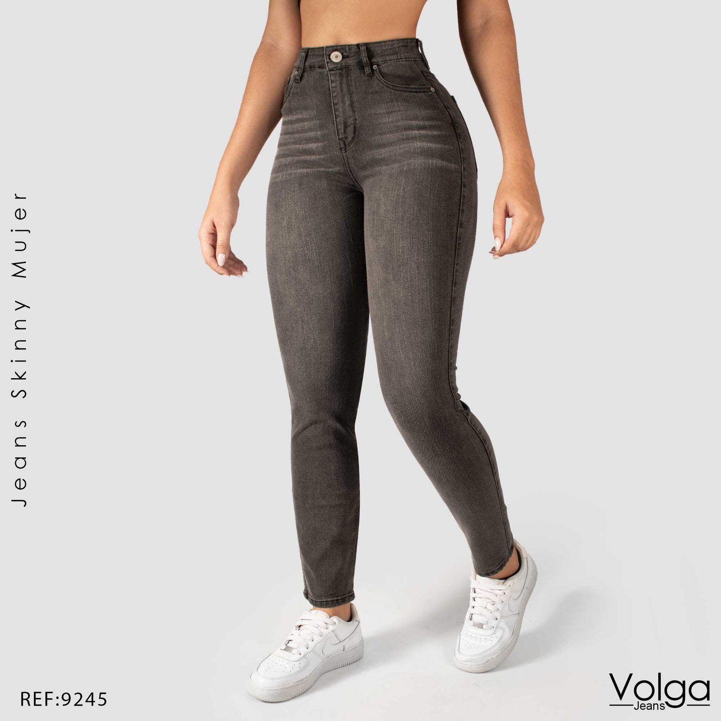 JEANS MUJER SKINNY TIRO ALTO 9245