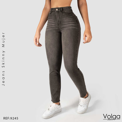 JEANS MUJER SKINNY TIRO ALTO 9245