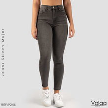 Cargar imagen en el visor de la galería, JEANS MUJER SKINNY TIRO ALTO 9245
