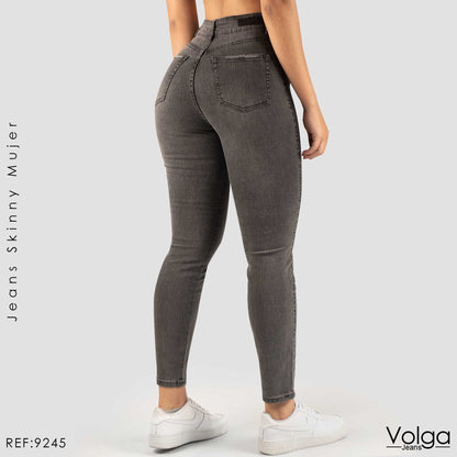 JEANS MUJER SKINNY TIRO ALTO 9245