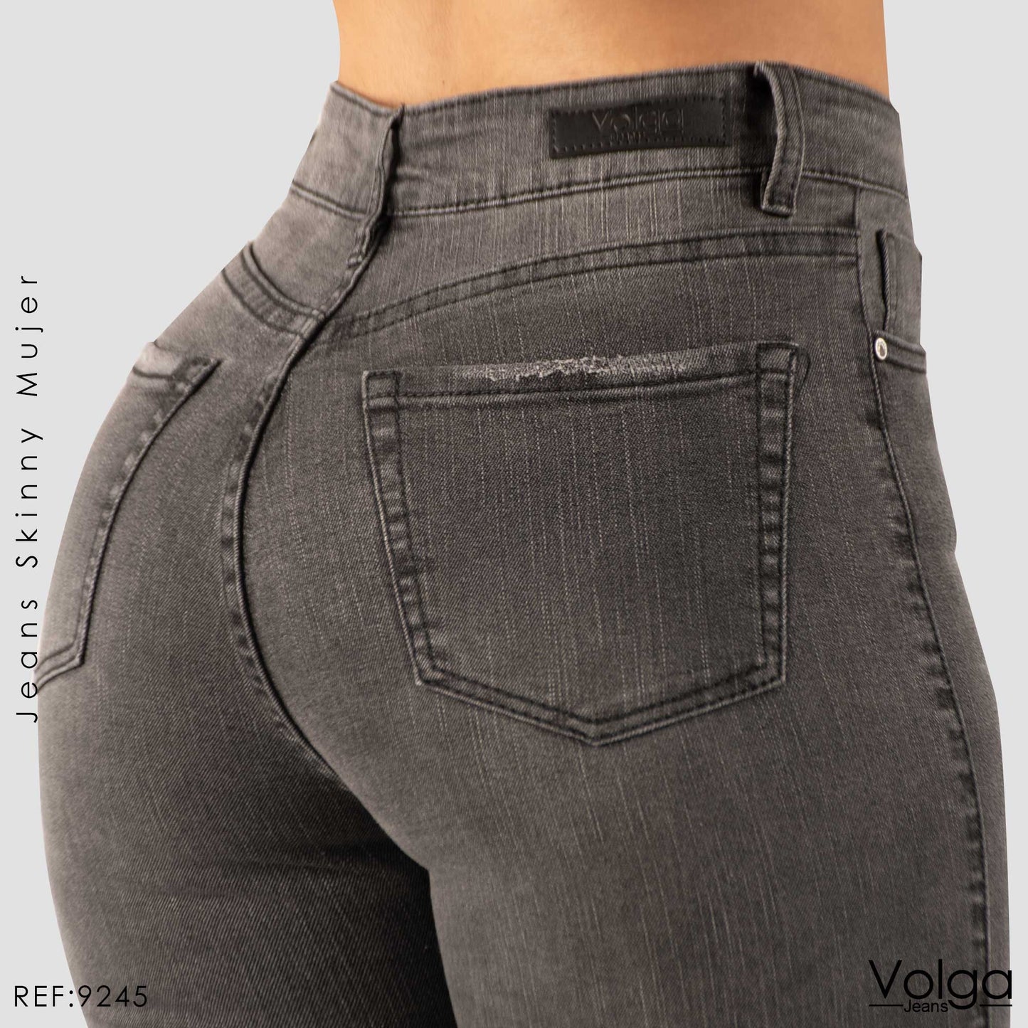 JEANS MUJER SKINNY TIRO ALTO 9245
