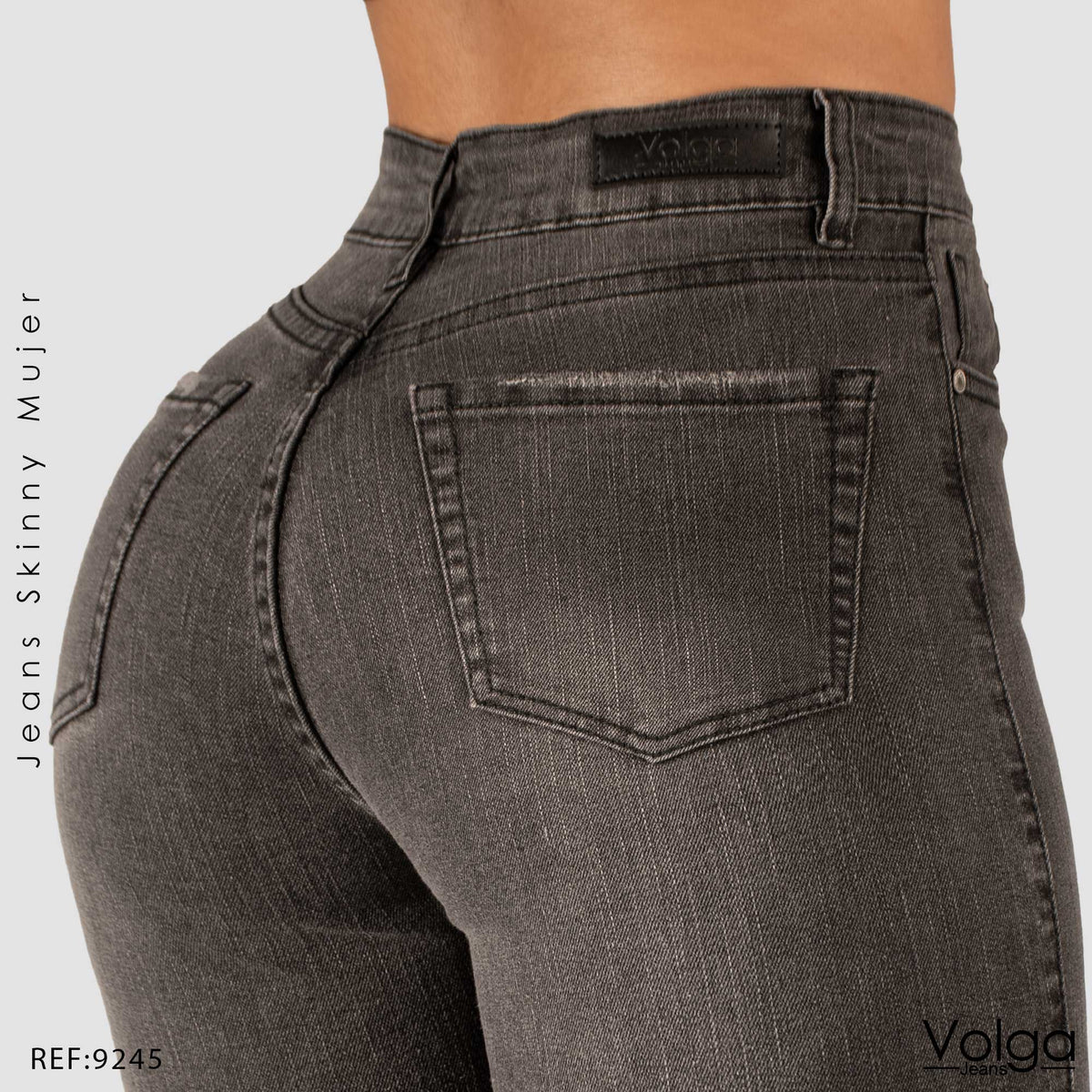 JEANS MUJER SKINNY TIRO ALTO 9245