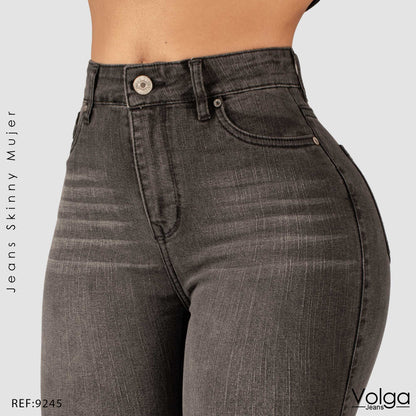 JEANS MUJER SKINNY TIRO ALTO 9245