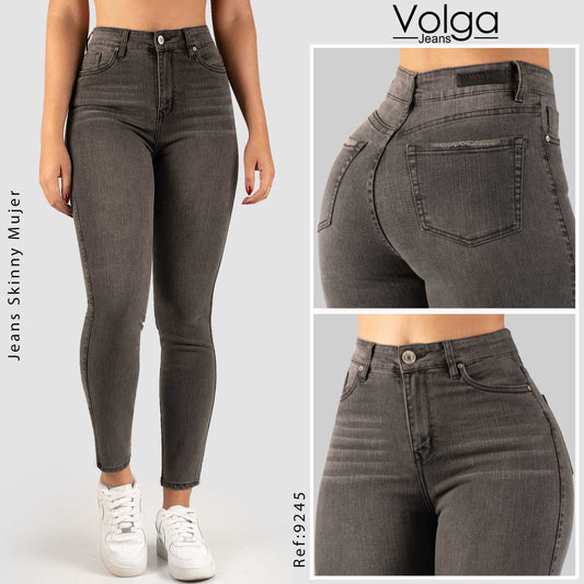 JEANS MUJER SKINNY TIRO ALTO 9245