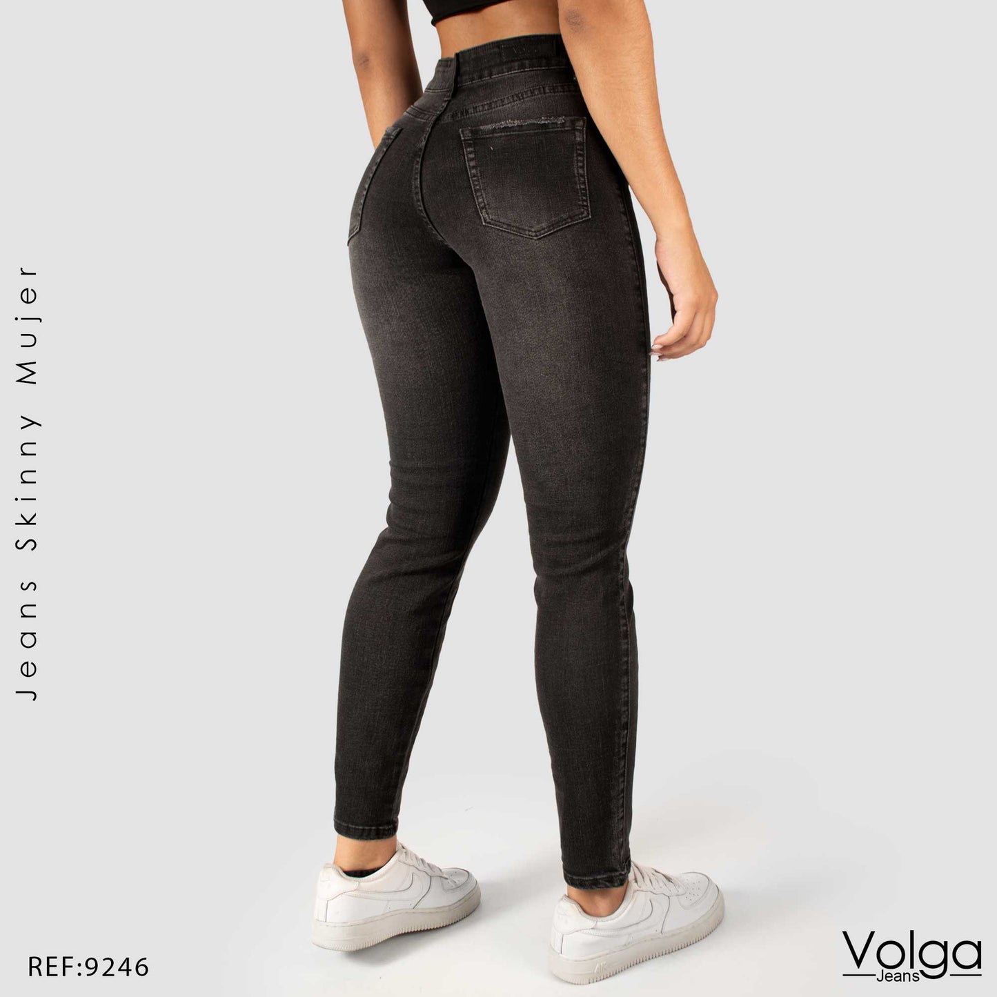 JEANS MUJER SKINNY TIRO ALTO 9246