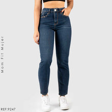 Cargar imagen en el visor de la galería, JEANS MUJER MOM FIT TIRO ALTO 9247
