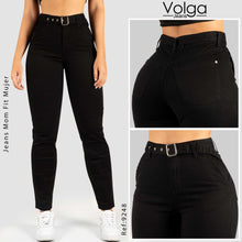 Cargar imagen en el visor de la galería, PANTALON DRILL MUJER MOM FIT TIRO ALTO 9248
