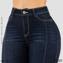 Cargar imagen en el visor de la galería, JEANS MUJER SKINNY TIRO ALTO 9250
