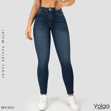 Cargar imagen en el visor de la galería, JEANS MUJER SKINNY TIRO ALTO 9251
