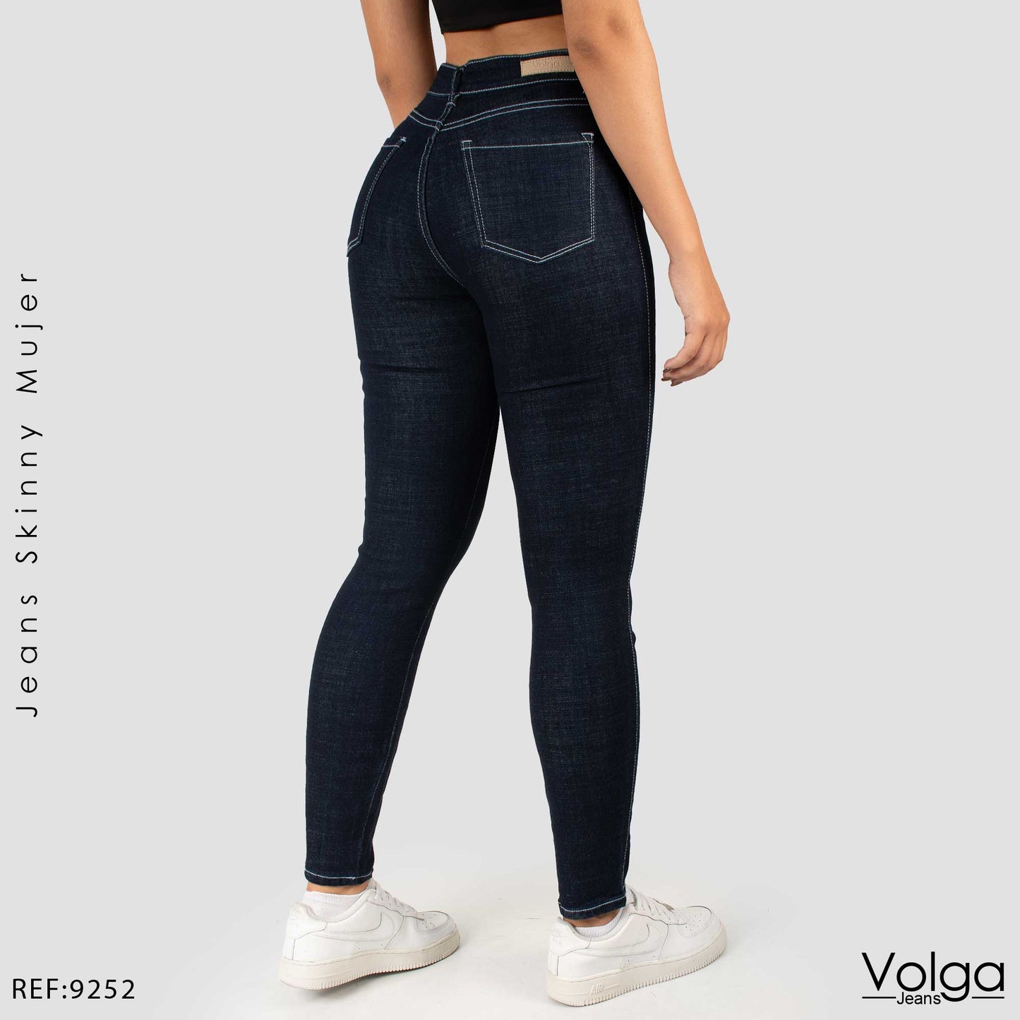JEANS MUJER SKINNY TIRO ALTO 9252