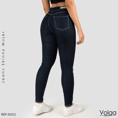 JEANS MUJER SKINNY TIRO ALTO 9252
